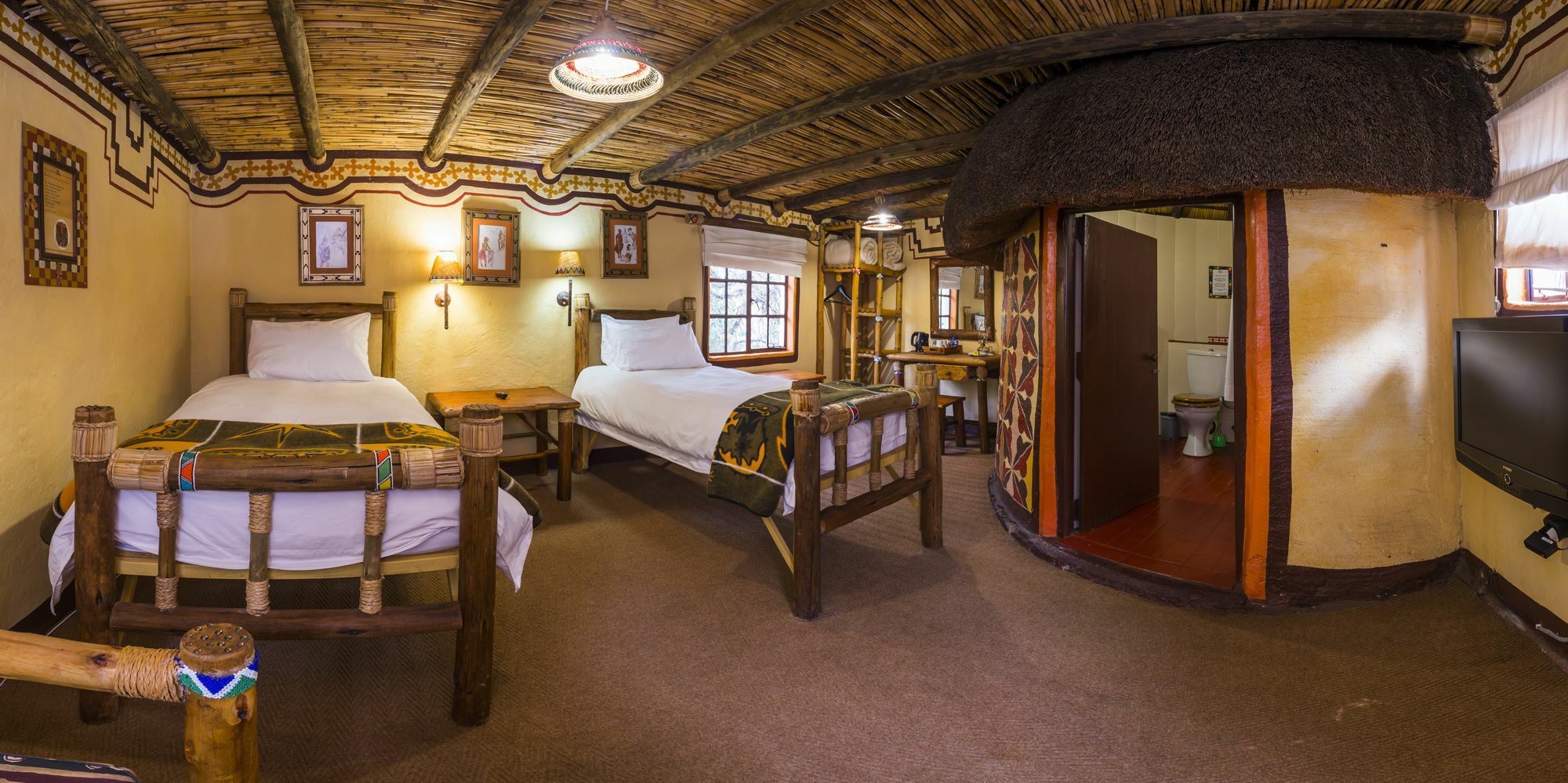 Aha Lesedi African Lodge & Cultural Village Broederstroom Dış mekan fotoğraf